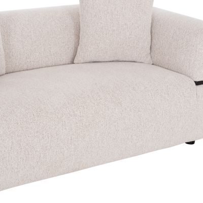 SOFA 2-SEATER ARCTIS HM3328.02 LIGHT BEIGE FABRIC 169x88x88Hcm.