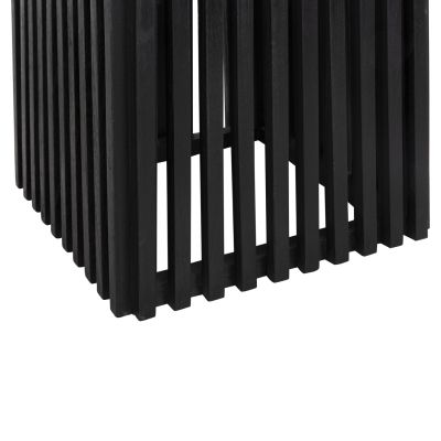 INDOOR TABLE LEGS-BASE SQUARE FRANTZ HM9460.12 MINDI WOOD IN BLACK 45x45x73Hcm.