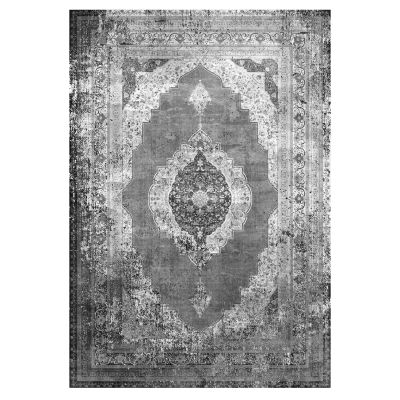 HM7675.07,160X230cm,JOSIANE carpet,grey,vintage, fringes