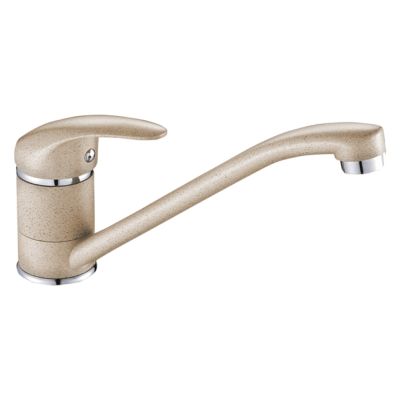 FAUCET FOR KITCHEN COUNTERTOP HM4869.02 LONG FAUCET SPOUT--BEIGE GRANITE--25.1x12.2Hcm