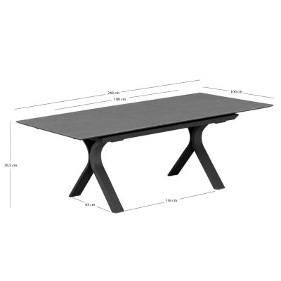 Expandable Dining Table Andromeda (S)