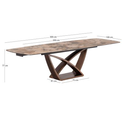Dining Table Extendable Empire