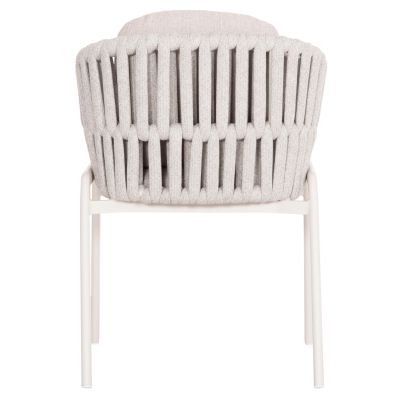 Кресло Еос -цвят кремав-сив