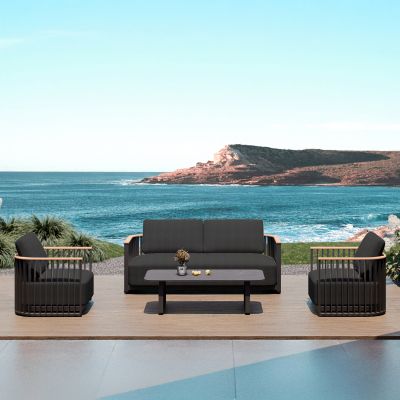 Градински сет Итърнити антрацит