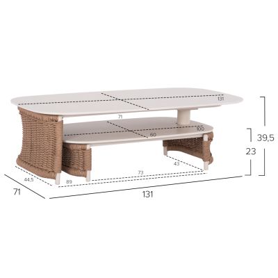 Сет Нексус цвят слонова кост-натурал