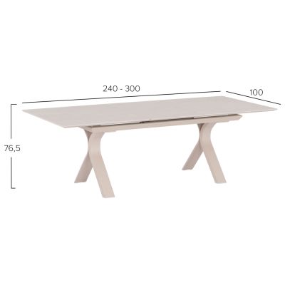 Expandable Dining Table Andromeda (L)