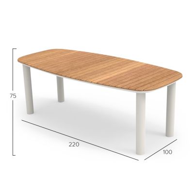 Маса Утопия 220x100 - цвят натурал-крем