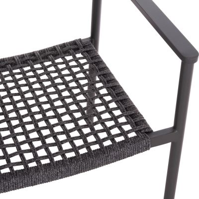 Кресло Хелия - тъмно сив цвят