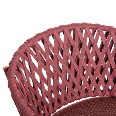 Кресло Камелия - червен цвят