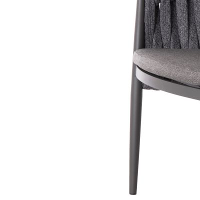 Кресло Квен - цвят тъмно сив