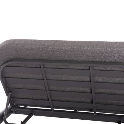 Шезлонг Утопия -  тъмно сив цвят