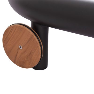 Шезлонг Утопия -  тъмно сив цвят