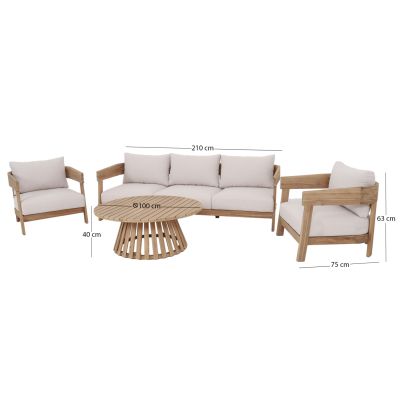 Lounge Set 4pcs Hermano
