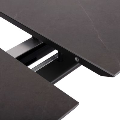 Маса Андромеда L - цвят антрацит-черен мрамор