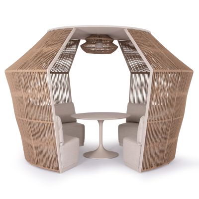 Gazebo-Round Table Lounge Set series Diamond