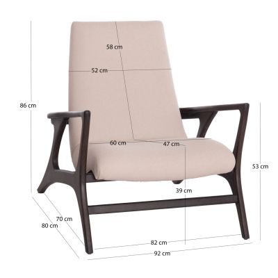 Lounge Armchair Arya