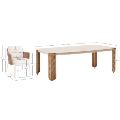 Dining set 6-seat series Destiny
