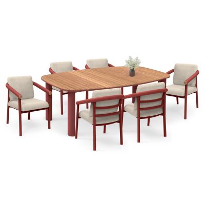 Dining set 6-seat series Eutopia