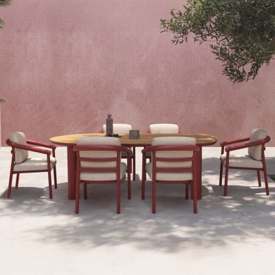 Dining set 6-seat series Eutopia