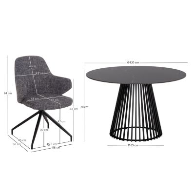 Dining set 5pcs Memnon