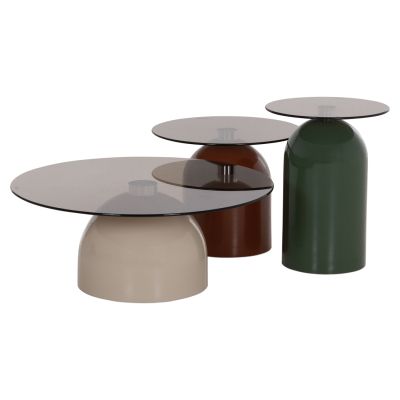 Set 3pcs Coffee Tables Gemins