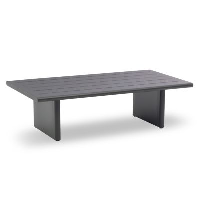 ΤΡΑΠΕΖΙ ΜΕΣΗΣ ΟΡΘΟΓΩΝΙΟ DECCARD SM6463.01 ΣΚΟΥΡΟ ΓΚΡΙ ΑΛΟΥΜΙΝΙΟ 140x75x40Υεκ