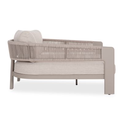 ДВОЕН DAYBED BARON - БЕЖОВО АЛУМИНИЕВО-ВЪЖЕВО-ОЛЕФИН 168x143x70В