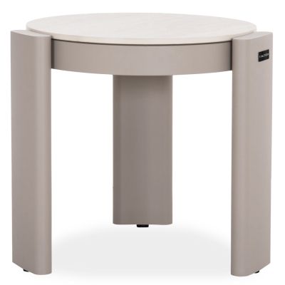 ΤΡΑΠΕΖΑΚΙ ΒΟΗΘΗΤΙΚΟ ΣΤΡΟΓΓΥΛΟ BARON SM6481.04 ΑΛΟΥΜΙΝΙΟ ΣΕ ΜΠΕΖ Φ58,5x50Υεκ.