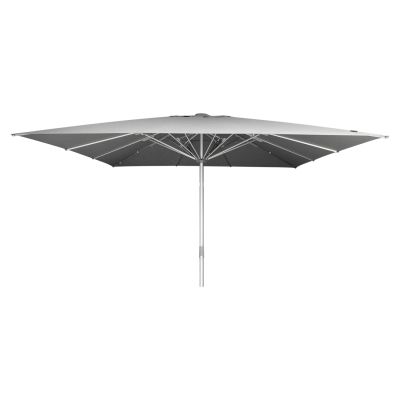 PROFESSIONAL ALUMINUM UMBRELLA 5x5m POLLIN HM6606.01 ACRYLIC SHADE IN GREY