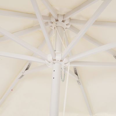 Професионален чадър Alu D2.20x2.50m - +Цвят крем 