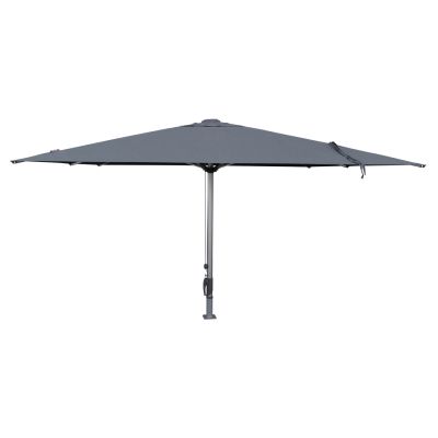 PROFESSIONAL UMBRELLA 4x4x3.55Hm GLADELL HM6605.01 ANODIZED ALUMINUM--ACRYLIC SHADE IN GREY