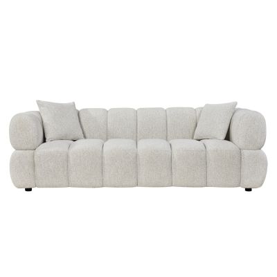 3-МЕСТЕН ​​ДИВАН НОРИКА - ПЛАТ ЕКРЮ- 228x91x72Hcm.