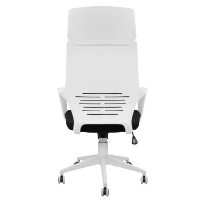 Офис стол HM1054.01 Черно-бяла рамка 64x61x126 см
