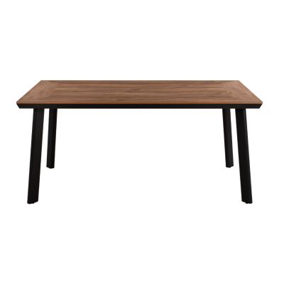 OUTDOOR DINING SET 5PCS TABER HM10824.02 ALUMINUM IN DARK GREY--POLYWOOD--P.E.ROPE IN BEIGE