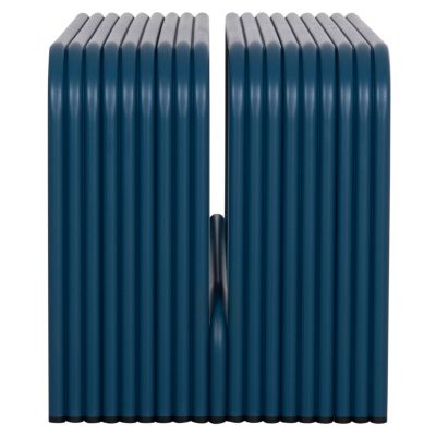 BENCH 2-SEATER SERIES INTREPID HM6327.08 ALUMINUM IN BLUE 109,5x37x42Hcm.