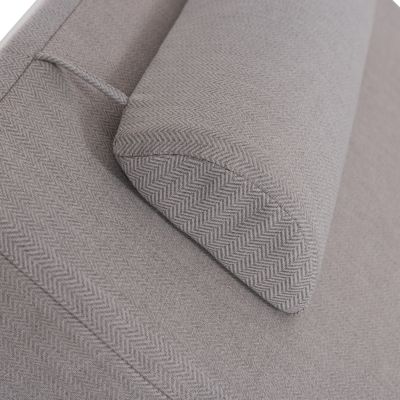SUNLOUNGER CUSHION KIHEI HM21124 OLEFIN IN HERRINGBONE WITH FOAM FILLING 195x70x21Hcm.