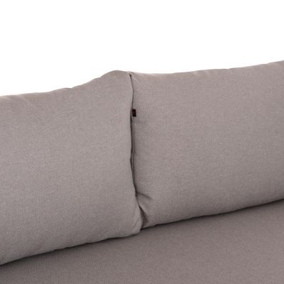 OUTDOOR LOUNGE SET 4-SEAT WILLA HM6505.02 ALUMINUM-ROPE IN BEIGE--CUSHIONS IN GREY
