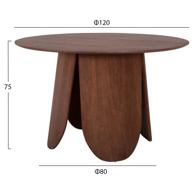 DINING SET 5PCS HM11963 TABLE DENTY & 4 CHAIRS DELF