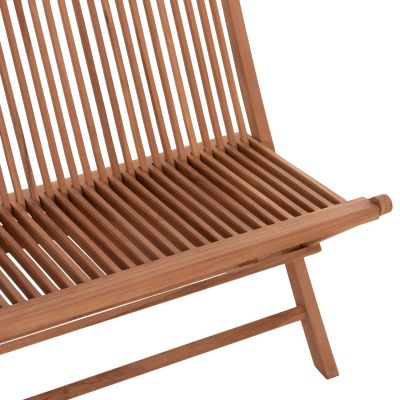 OUTDOOR DINING SET 4PCS FOLDABLE ERIS HM10920 TEAK WOOD IN NATURAL