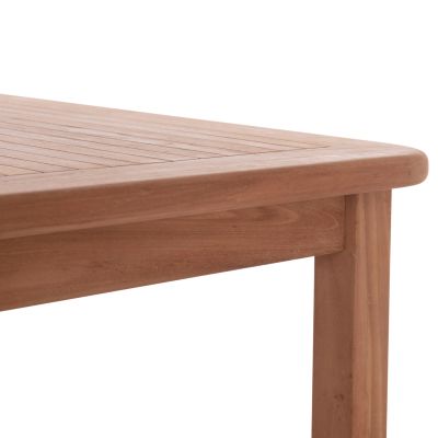 OUTDOOR DINING SET 5PCS ROBBIE HM10926 TEAK WOOD IN NATURAL COLOR