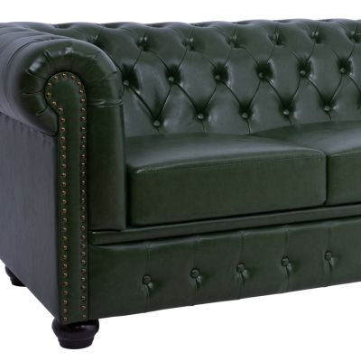 СЕТ ЗА ХОЛ 3 ЧАСТИ MOBAR  T.CHESTERFIELD--КИПРАСОВО ЗЕЛЕНО