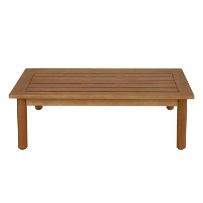 OUTDOOR LOUNGE SET 4PCS ELMORA HM6517 ACACIA WOOD--POLYESTER CUSHIONS COVERS IN ECRU