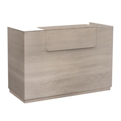 RECEPTION DESK BARRY HM2153.01 MELAMINE IN SONAMA COLOR 160x70x110Hcm.