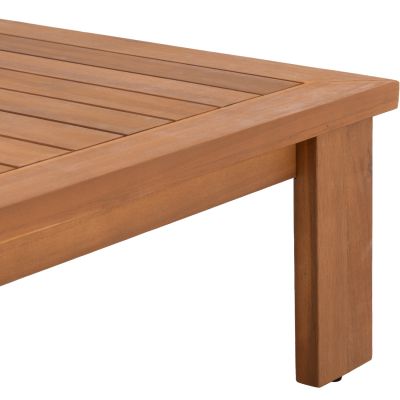 OUTDOOR LOUNGE SET 4PCS MIREX HM6521 ACACIA WOOD--POLYESTER CUSHIONS COVERS IN ECRU