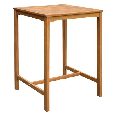 Бар стойка SERVAN-  естествен цвят 65x65x100Hcm.