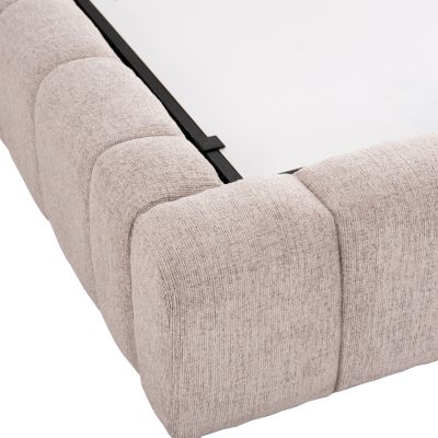 Спалня REMO 160х200 - бежово букле