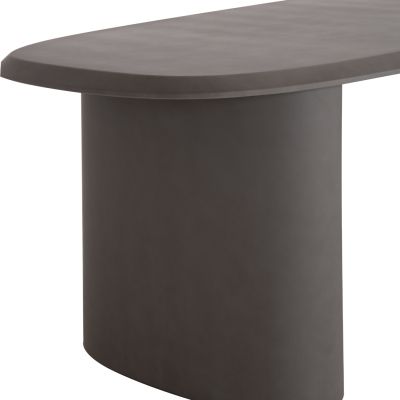 ТРАПЕЗАРНА МАСА OVAL GLEN -СИВО 260x95x75Всм