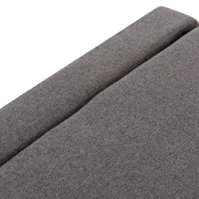 STOOL WITH FOLDING BUNK BED & MATTRESS INGE HM3343.01 GREY FABRIC 166x75x40Hcm.