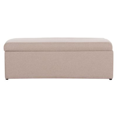 STOOL WITH FOLDING BUNK BED & MATTRESS INGE HM3343.02 BEIGE FABRIC 166x75x40Hcm.