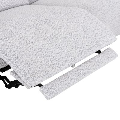 RIGHT CORNER 3-SEAT SOFA WITH RECLINE VALENTE SM3317.01R LIGHT GREY FABRIC 275x160x104H